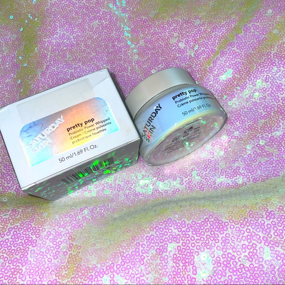 SATURDAY SKIN Pretty Pop Probiotic Power Whipped Cream FULL SIZE New in Box